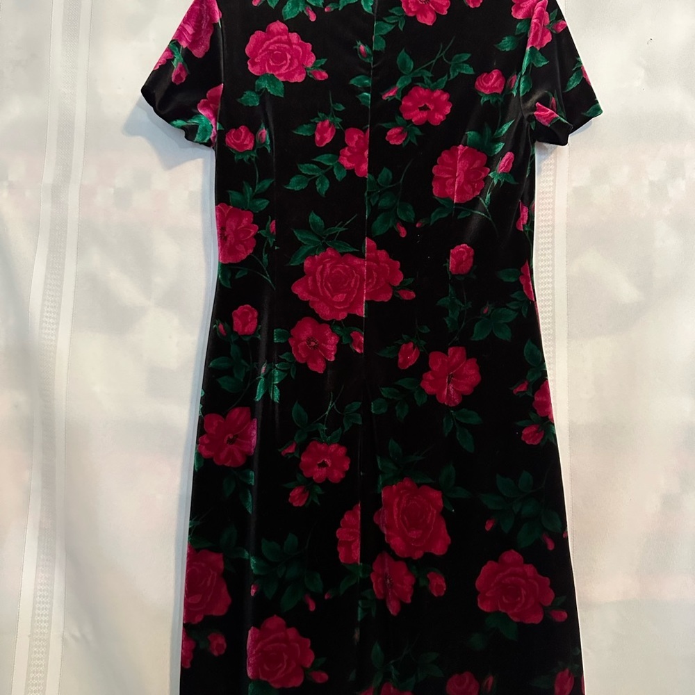 Maggy London Asian Style Velvet Dress - Picture 9 of 12